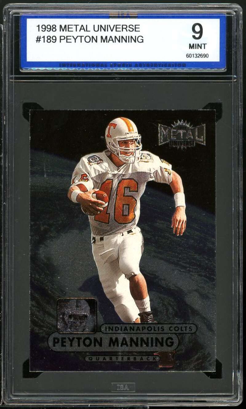 Amazon.com: Peyton Manning Rookie Card 1998 Metal Universe
